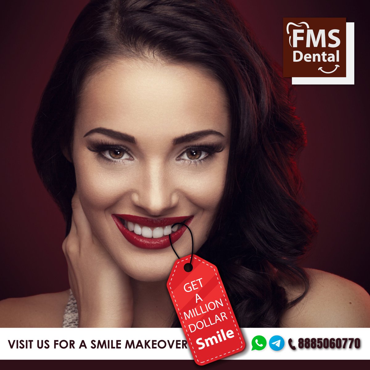 FMSDH's tweet image. Do you want to improve your smile?😁😀
If you aren’t happy with the way your teeth look, then you may be a candidate for #Cosmetic #SmileMakeover.

With a complete range of #Dental Treatments &amp;amp; Advanced technology, Cosmetic #dentists @FMSDH can help you regain that Dream #Smile!!