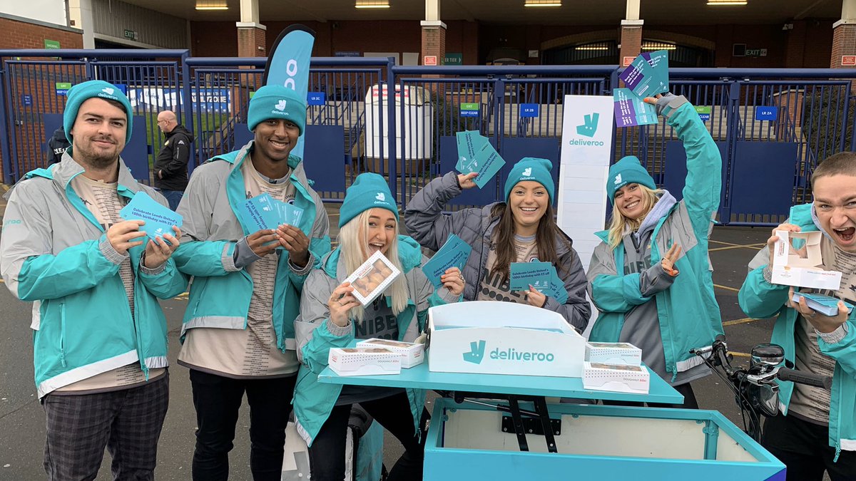 EllandRoad's tweet photo. Not down at Elland Road already? You’re missing out on @Deliveroo handing out free mini doughnuts! https://t.co/tI3aP9nCSw