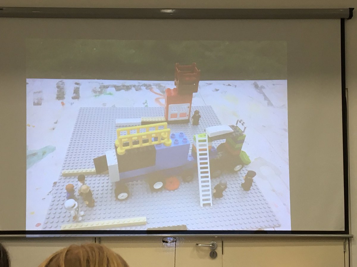 SessionLab's tweet image. “Ensuring young people can see themselves in the Lego...the majority of builds were of houses and transport to the UK...everyone in the camp builds roofs.We don’t build roofs here.” (Paraphrased.) heartbreaking and insightful stuff from @CamillaGordon #IAFmeetup @IAFEnglandWales