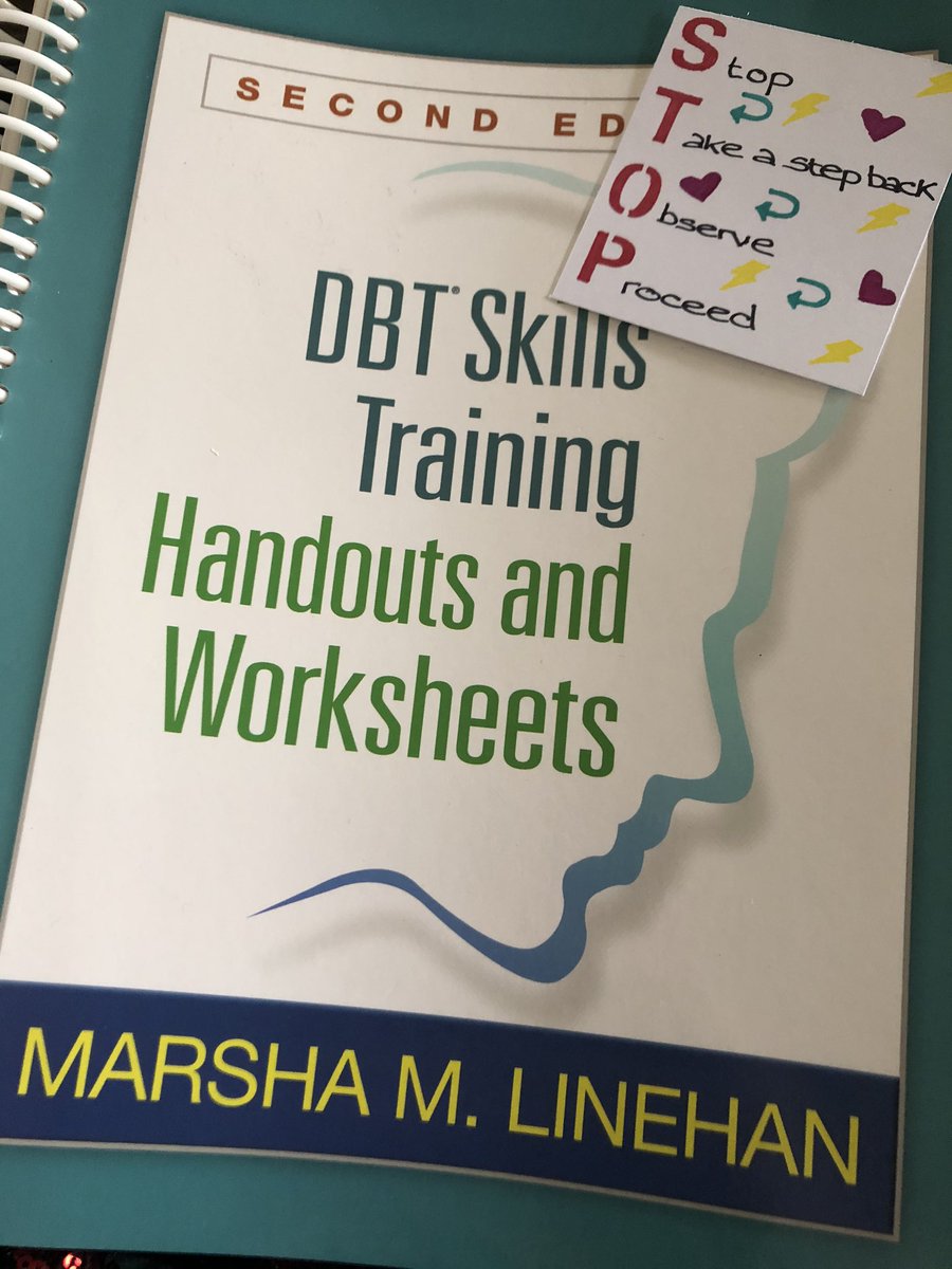 Ruth90951994's tweet photo. This weeks challenge is to develop DBT skills, practice and continue to utilise the skills, setting time aside daily to do this, developing these skills can be beneficial for my own wellbeing. #dbt #mentalhealth #stopskill #movingforward #newskillweek https://t.co/TqaUiElDuA