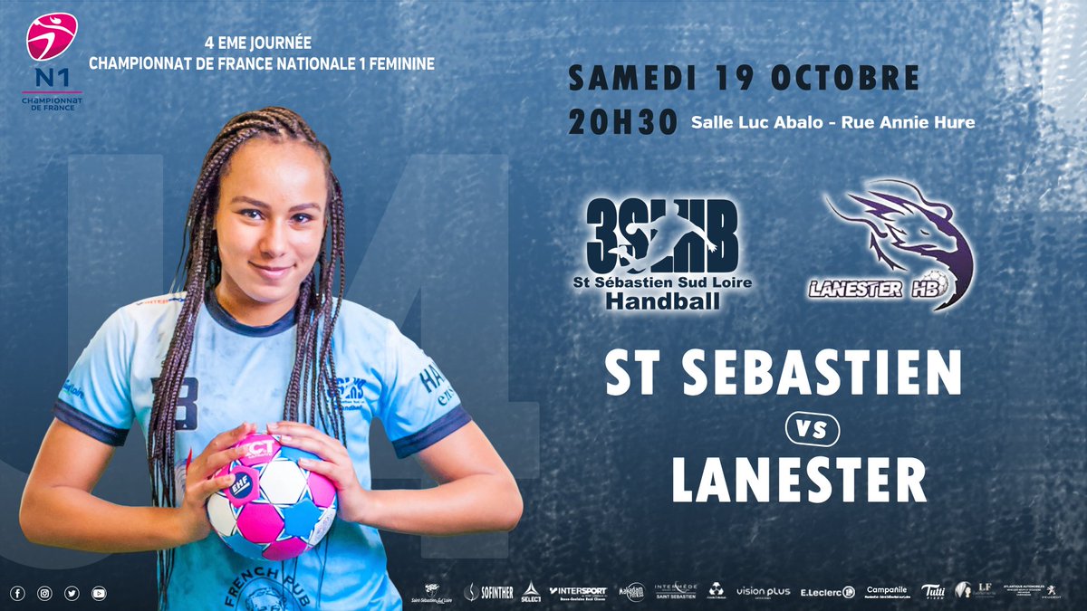 3SLHB44230's tweet photo. 𝙂𝘼𝙈𝙀𝘿𝘼𝙔 👊
🆚 | @LanesterHB
🏆 | Championnat de France Nationale 1 Féminine
⌚️ | 20h30
🏟 | Salle Luc Abalo
Suivez la rencontre sur @Score_nco > https://t.co/DvHs7Zu67v
#GoGirls #Ensemble #Forza3SLHB https://t.co/LzdKWLG5sS