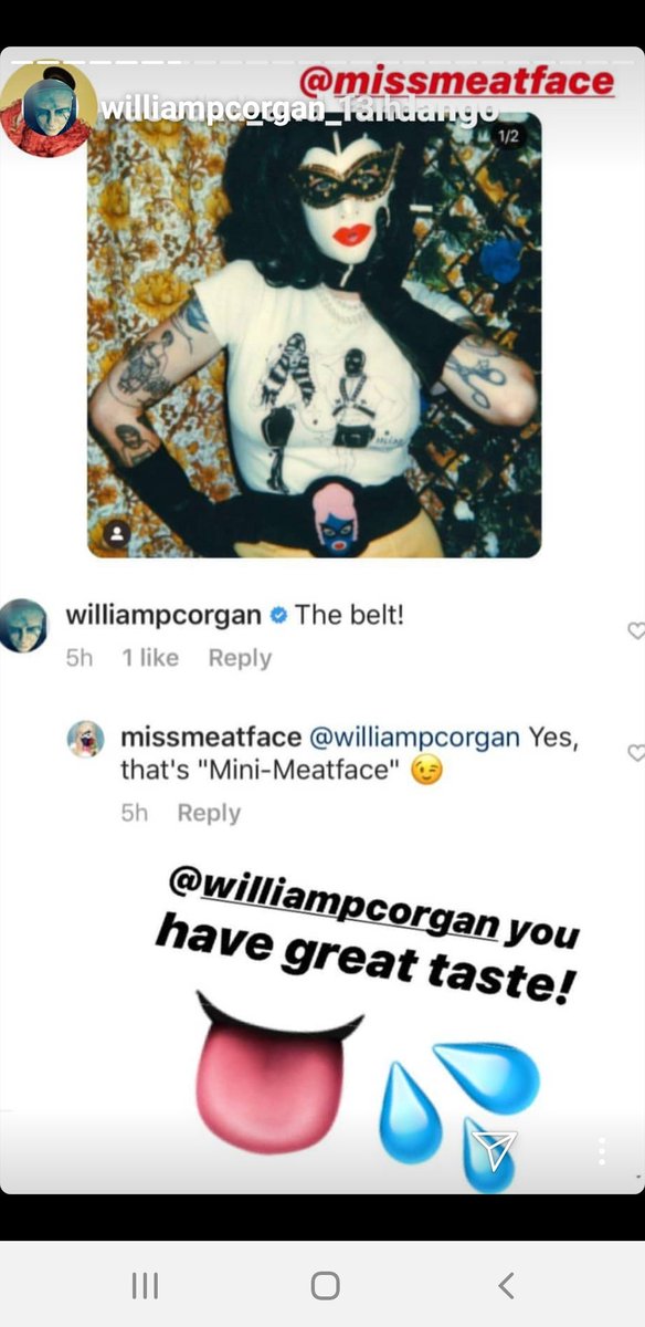 Vanderhorne's tweet photo. 1 of the all time great singer/songwriter/band guys of a generation, William 'Billy' Corgan @SmashingPumpkin is doing some great solo stuff &amp; is repping my good lady wife's amazing art &amp; apparel @missmeatface @doodadfandango
https://t.co/xwHyyAYylJ #missmeatface #kattorontophoto https://t.co/RrXWHnrl1f