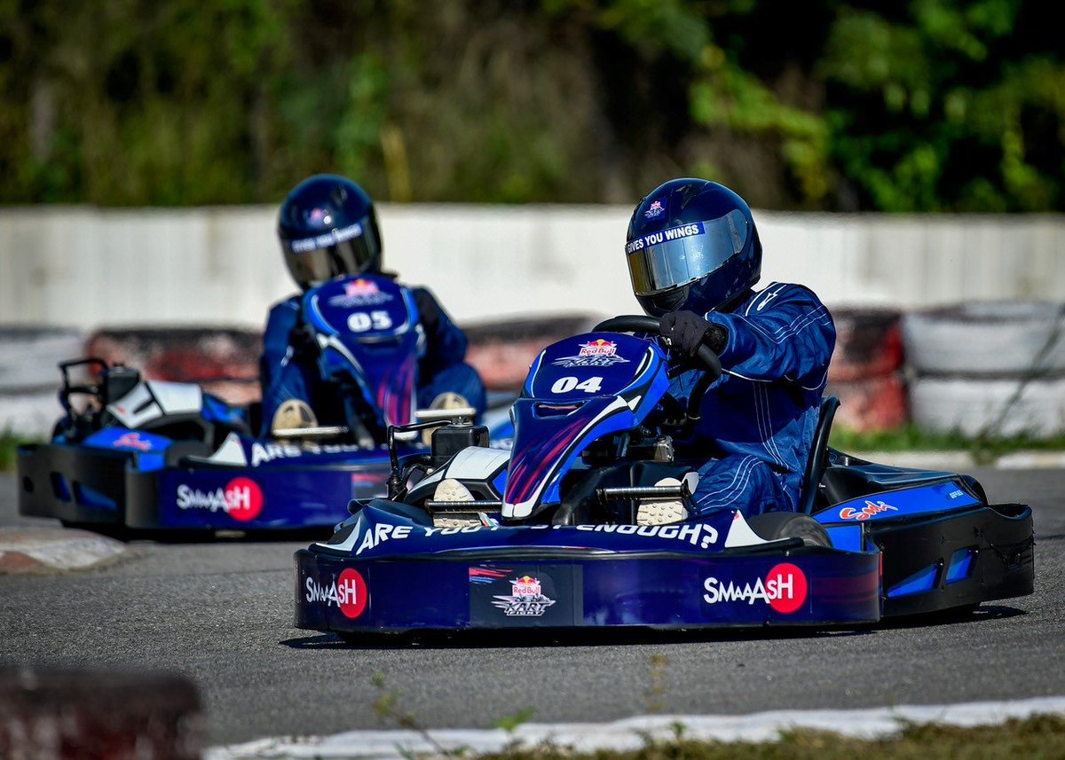 evoIndia's tweet photo. Kochi's Mohammed Ridhaf wins the 2019 #RedBull #KartFight title. The third edition attracted 9000 participants out of which only 23 made it to the 'National Finals'held at the #ChicaneCircuit in #Hyderabad. @redbullindia  #GivesYouWings
.
Read more here:
https://t.co/qiuWmvHCIj https://t.co/GVDJGTOu8u