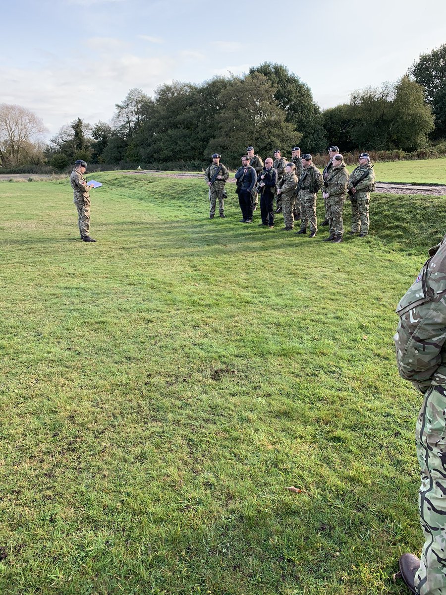 With <a href="/No7SATT/">No7 (W&W) SATT</a> this weekend at Whittington Ranges assisting with the delivery of the K Qual Course, which will allow the students to act as a Safety Supervisor.