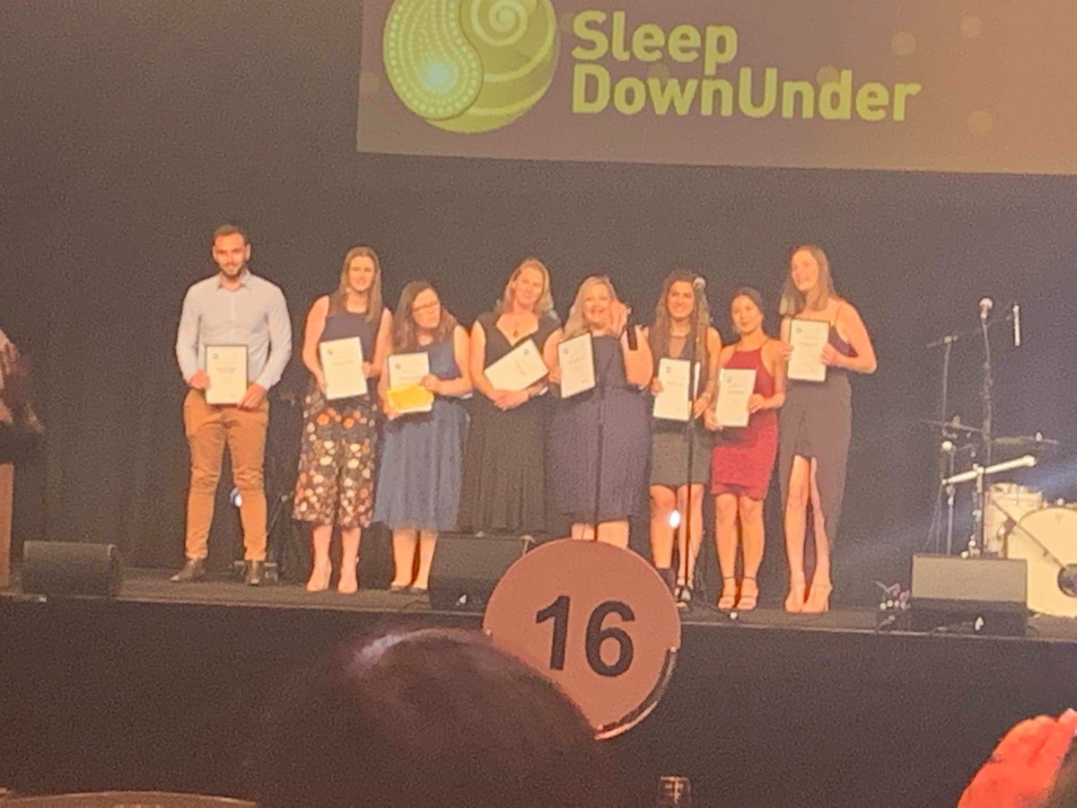 ClaireDunbar10's tweet photo. You know it's a good night when two AISH students win awards! @nicolegrivell @kelseylbickley. Two beautiful women with bright careers  ahead! blessed to have such a fantastic group of inspiring people to follow. #SDU19 https://t.co/VL2gMAUgXp