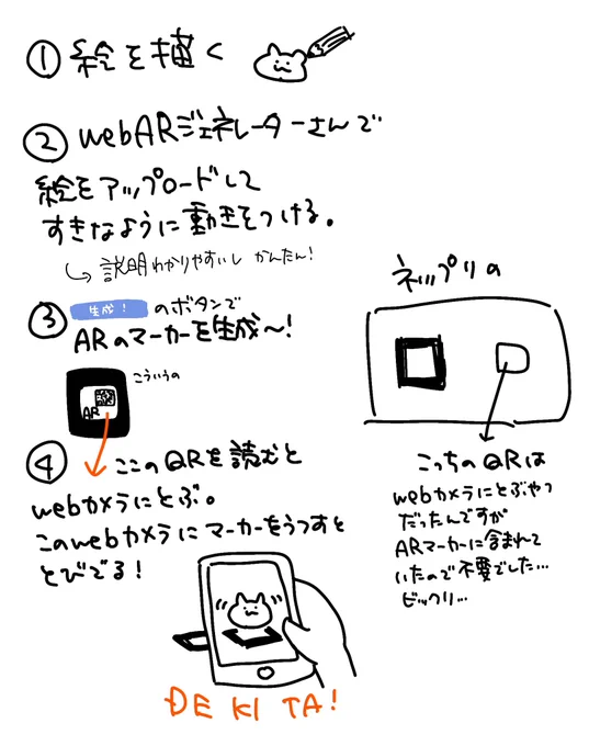 ARをビヨヨンとする方法です〜 