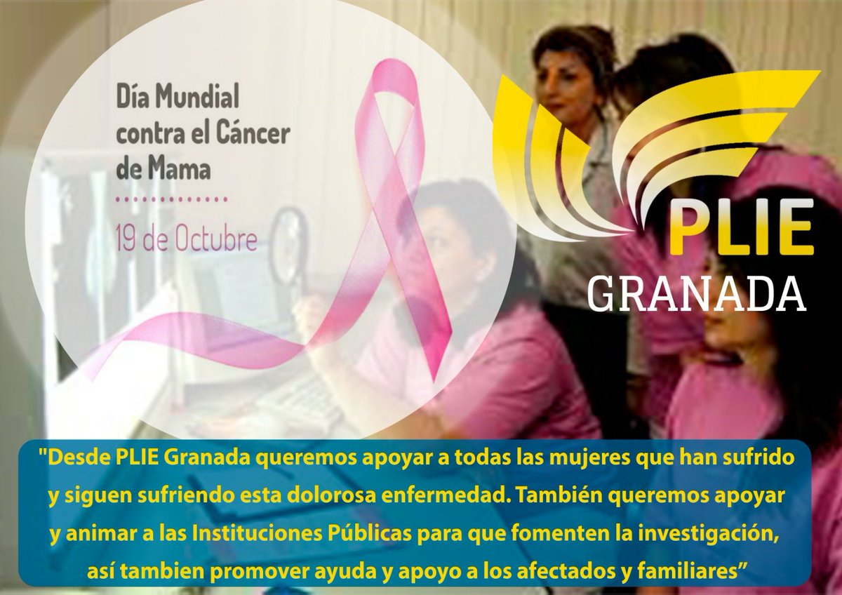 PLIEGranada's tweet photo. #DíaMundialDelCáncerDeMama https://t.co/OMScY6i2Xx