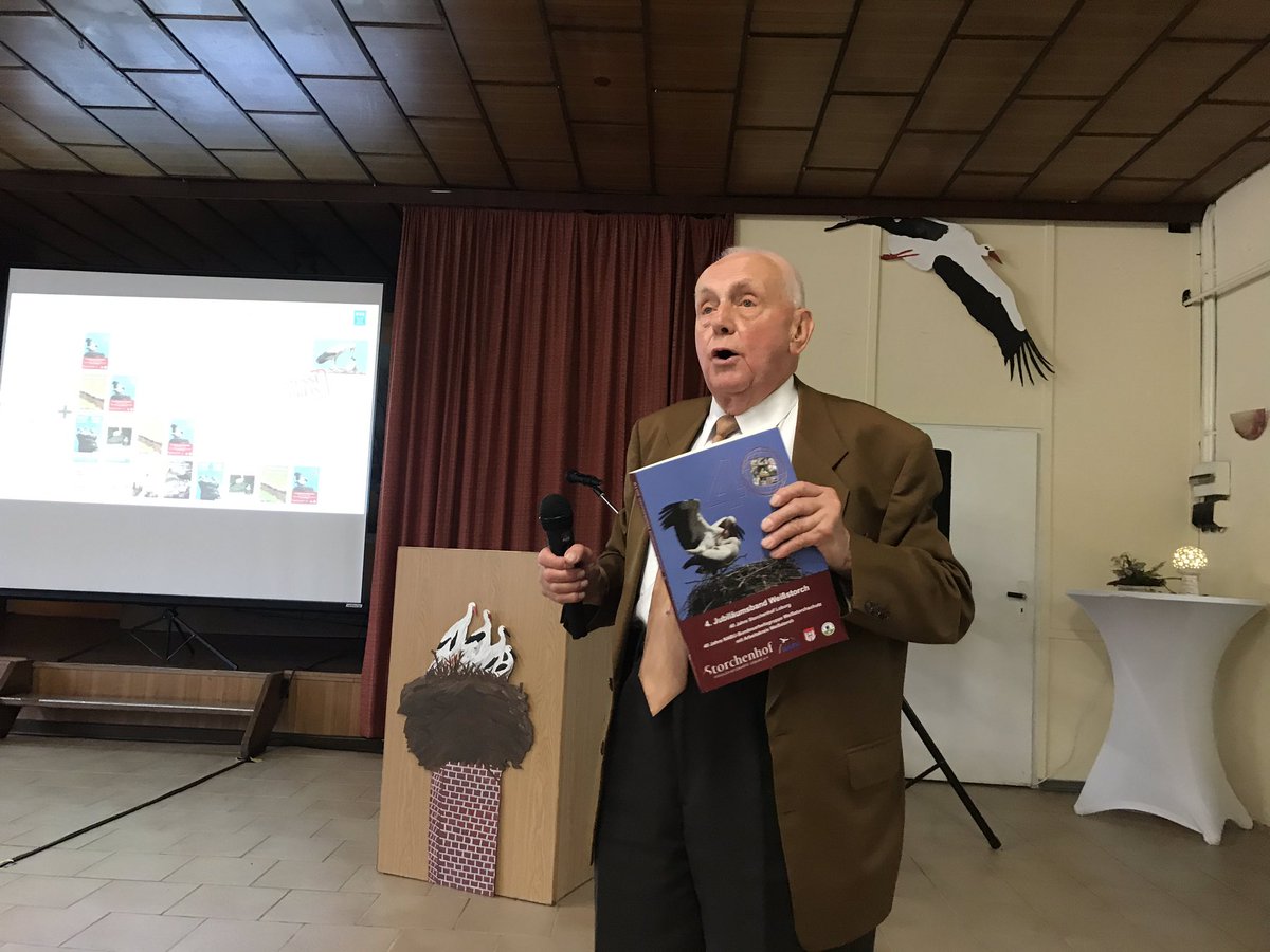 Jubiläumstagung 40 Jahre Storchenhof Loburg mit fast 150 Teilnehmern. Das sind auch 40 Jahre ehrenamtliches Engagement der Familie Kaatz. 1848 Störche wurden gepflegt und allein 2019 schon mehr als 12000 Besucher im Rahmen der Öffentlichkeitsarbeit. Vielen Dank  #MULEdirekt