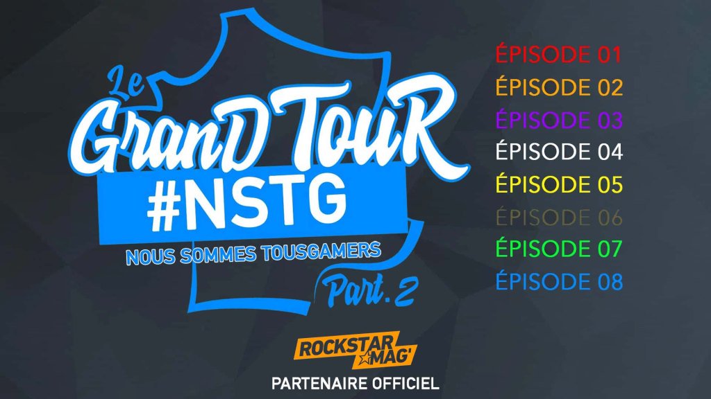 Rockstar_Mag's tweet image. Découvrez dès maintenant les épisodes de la seconde édition du Grand Tour #NSTG (Nous Sommes #TousGamers) ! Cette année, c'est sur la chaîne "Liberty's" et Rockstar Mag' est partenaire officiel ! rockstarmag.fr/decouvrez-la-s…