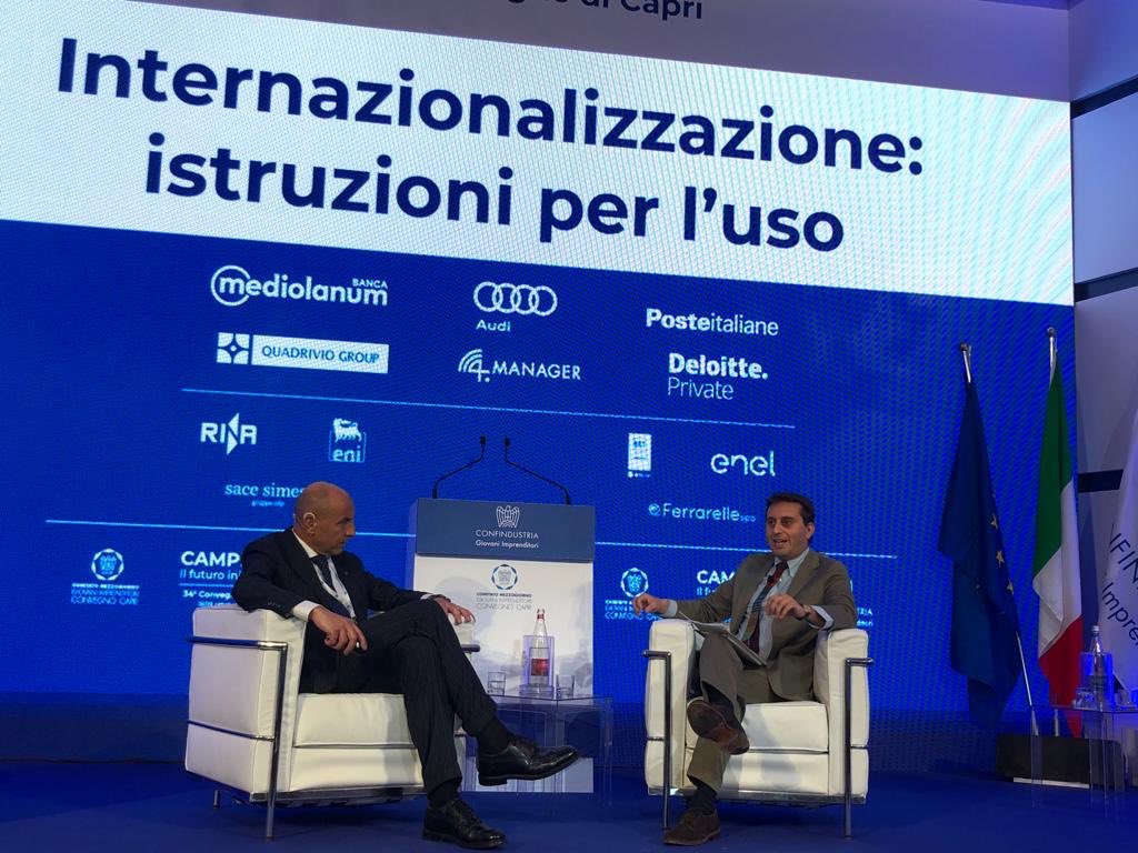 MicheleDaCol's tweet photo. La chiave perché l’#italia vinca nell’#export? Fare squadra b @GIConfindustria @WeGiSud #campioni #capri19 https://t.co/BRaCrtKzgq