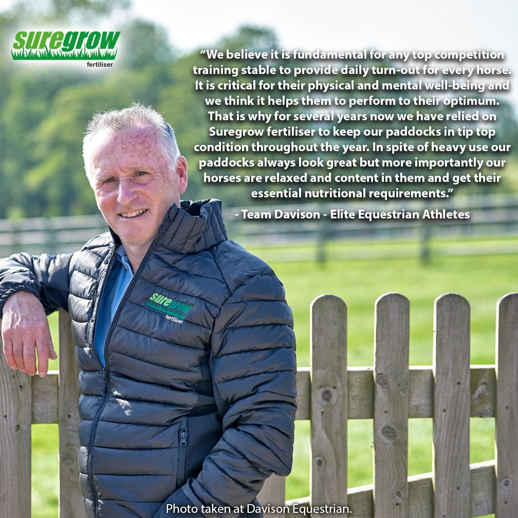 Testimonial from Davison Stables on #SuregrowFertiliser.