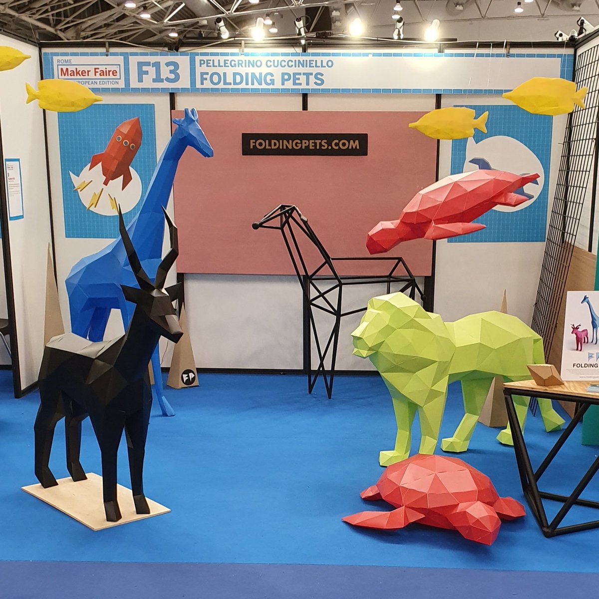 FoldingPets's tweet photo. @MakerFaireRome 2019 oggi e domani pad 6 stand F13-F14 #makerfaire #mfr19 #roma #fieradi #Roma #foldingpets https://t.co/sWZWA8dD3g