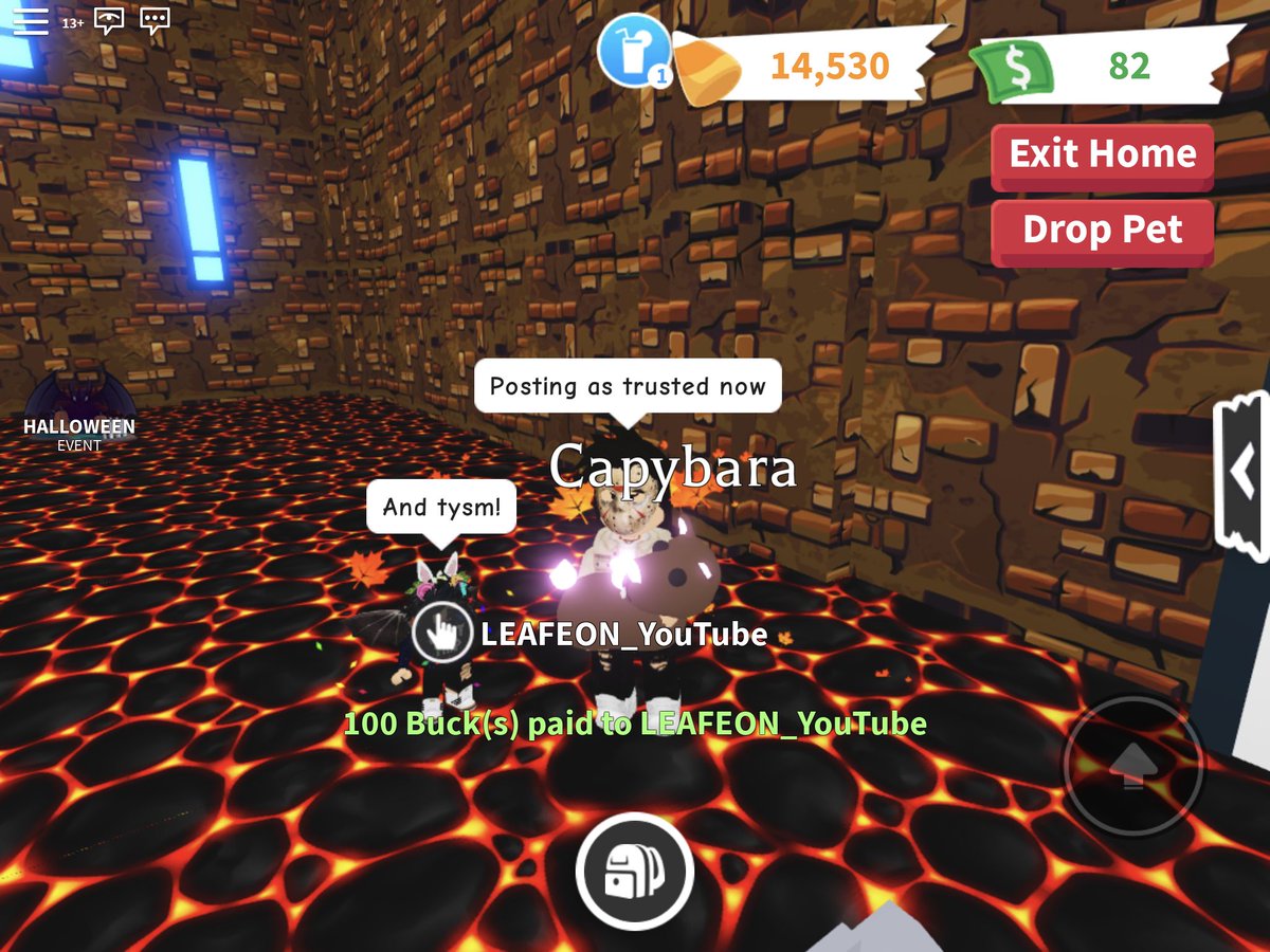 i_dontknow_tbh's tweet image. @Leafeon_youtube Is Trusted - Paid 1K First And Got Neon Cabybara In Return!
#adoptmetrades #adoptme #adoptmetrust