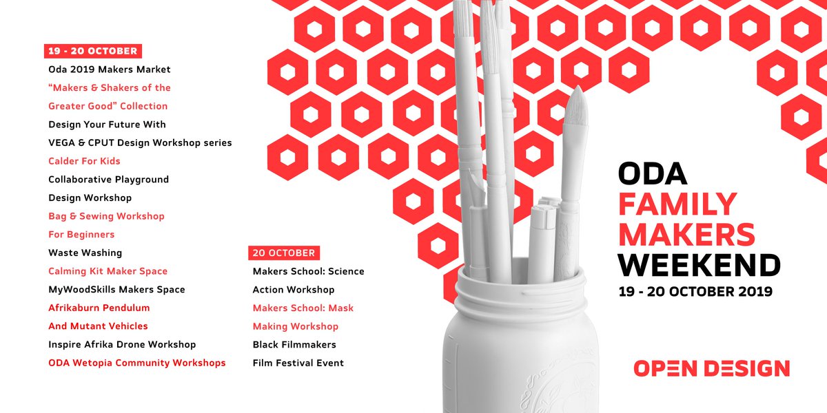 opendesignaf's tweet photo. Feeling a little #FOMO about missing out today? 

Not to worry, tomorrow is another day at ODA Family Makers Weekend but don't forget - it's the last day!

FIND OUR FULL CALENDAR OF FESTIVAL EVENTS HERE: https://t.co/LqtHgOLYc0 https://t.co/oXOJafEJyB