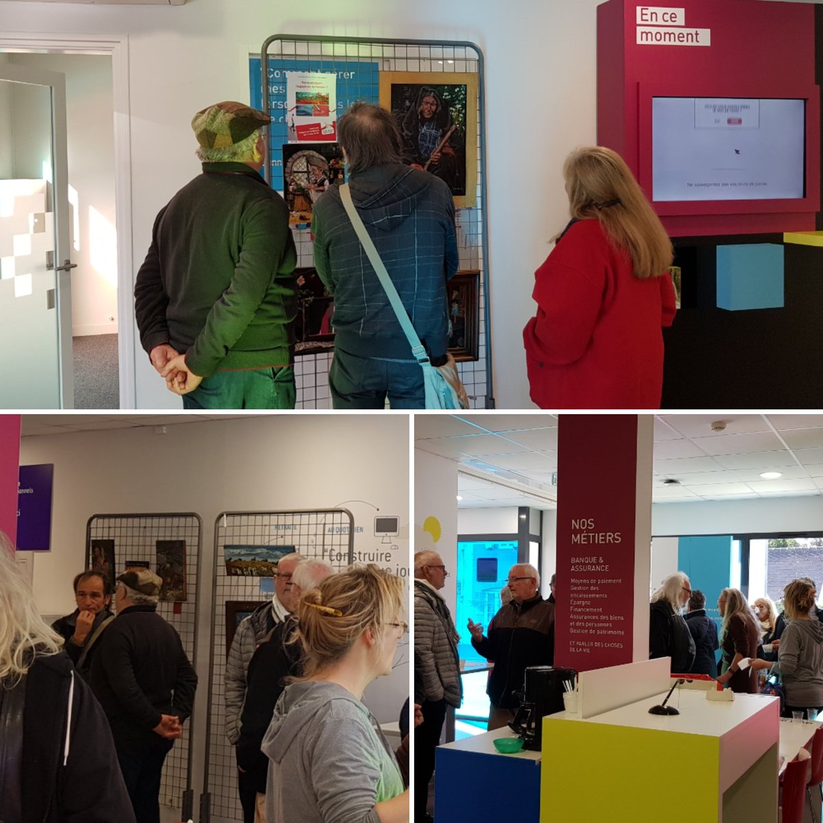 Exposition du moment et rencontre avec l'artiste Frederique Fabre. @CcmDes <a href="/UTPlabennec/">UT Pl🅰️bennec</a> <a href="/cmarkea/">Crédit Mutuel Arkéa</a> <a href="/WeAreArkea/">WAA|Actus</a>