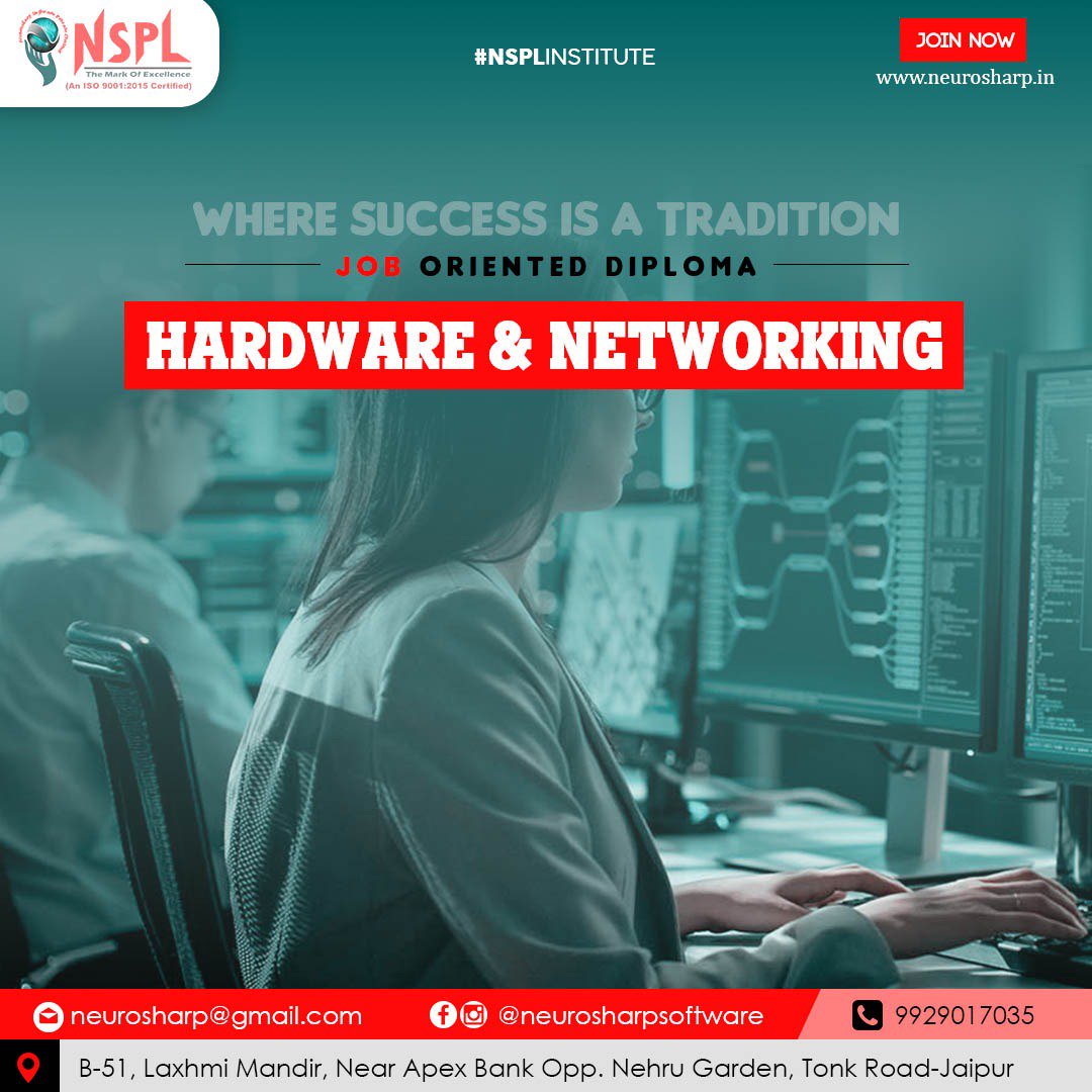Neurosharp123's tweet photo. Diploma in Hardware and Networking Technology technical skills include the ability to construct a computer.
Visit Here:- https://t.co/wRQfCtIeDC
#neurosharp #engineer #jaipur #jaipurcity #pinkcity #student #engineeringcollege #jaipurblog #jaipurblogger #education #networking https://t.co/T8HtLuFkBE