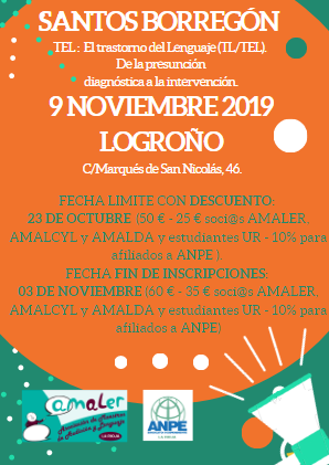 amalerlarioja's tweet photo. ¿QUIERES SEGUIR FORMÁNDOTE SOBRE EL TEL/TL? https://t.co/y90T9ePcQp https://t.co/UfipXOa3qc