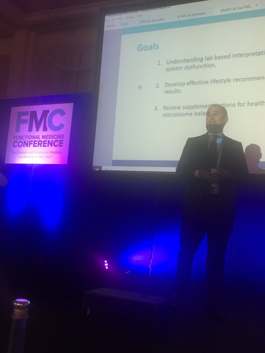 Front row seat at #fxmedireland. Talking microbiome and stool testing with Dr Dan Kalish