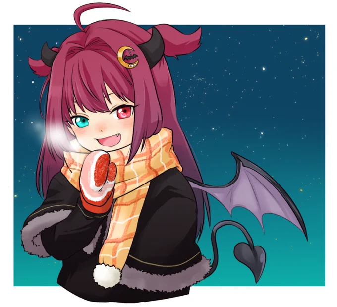 「風邪ひかんよーにあったかくするのだ?」※既存衣装アレンジあり #ロアート 