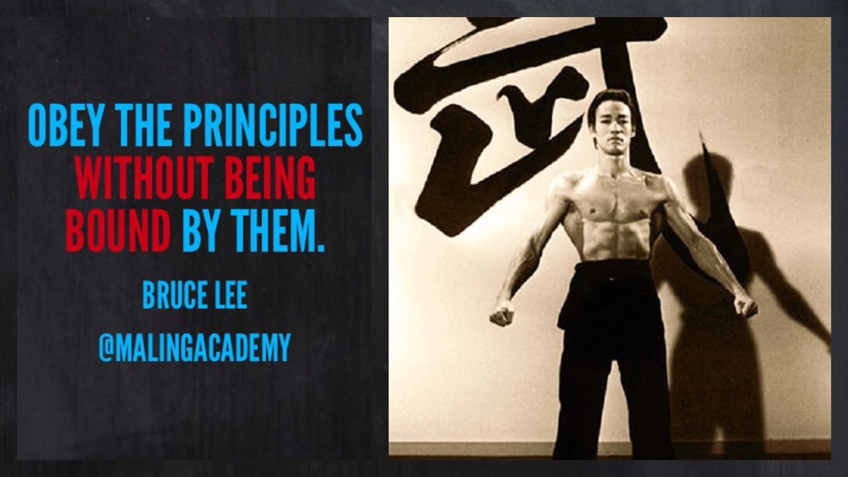 MalingAcademy's tweet photo. They are called #principles not #UnbreakableVows. 

#ChineseMartialArts #BruceLee #mastery https://t.co/WCIuz5weFK