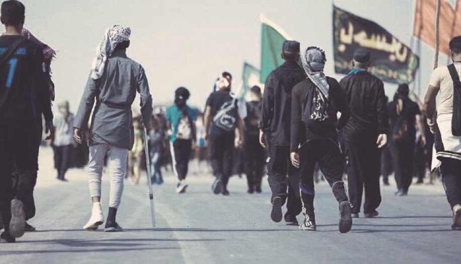 SayedModarresi's tweet photo. After all that’s been said &amp; done, here’s the message of our 40 days of lamenting, crying, and marching: our enemies can do whatever they want, spare no expense, exert every effort, maim or even kill us.. but WE WILL NEVER FORGET, NOR EVER ABANDON HUSSAIN! 

EVER! #Arbaeen https://t.co/GAuiwGKMak