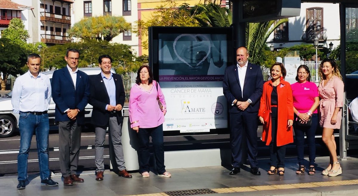 Tomasmartin68's tweet photo. Amig@s cómo cada año @publiservic con #Daída Gutiérrez Sosa colabora junto al @CabildoTenerife @tranviatenerife @titsa  @ConPedroMartin @earriagacs Enrique Arriaga @Ambrosi Hdez @Andres Muñoz  entre otr@s personas con @amatetenerife en el día mundial del #Cáncer de Mama... https://t.co/KJdkAiMJov
