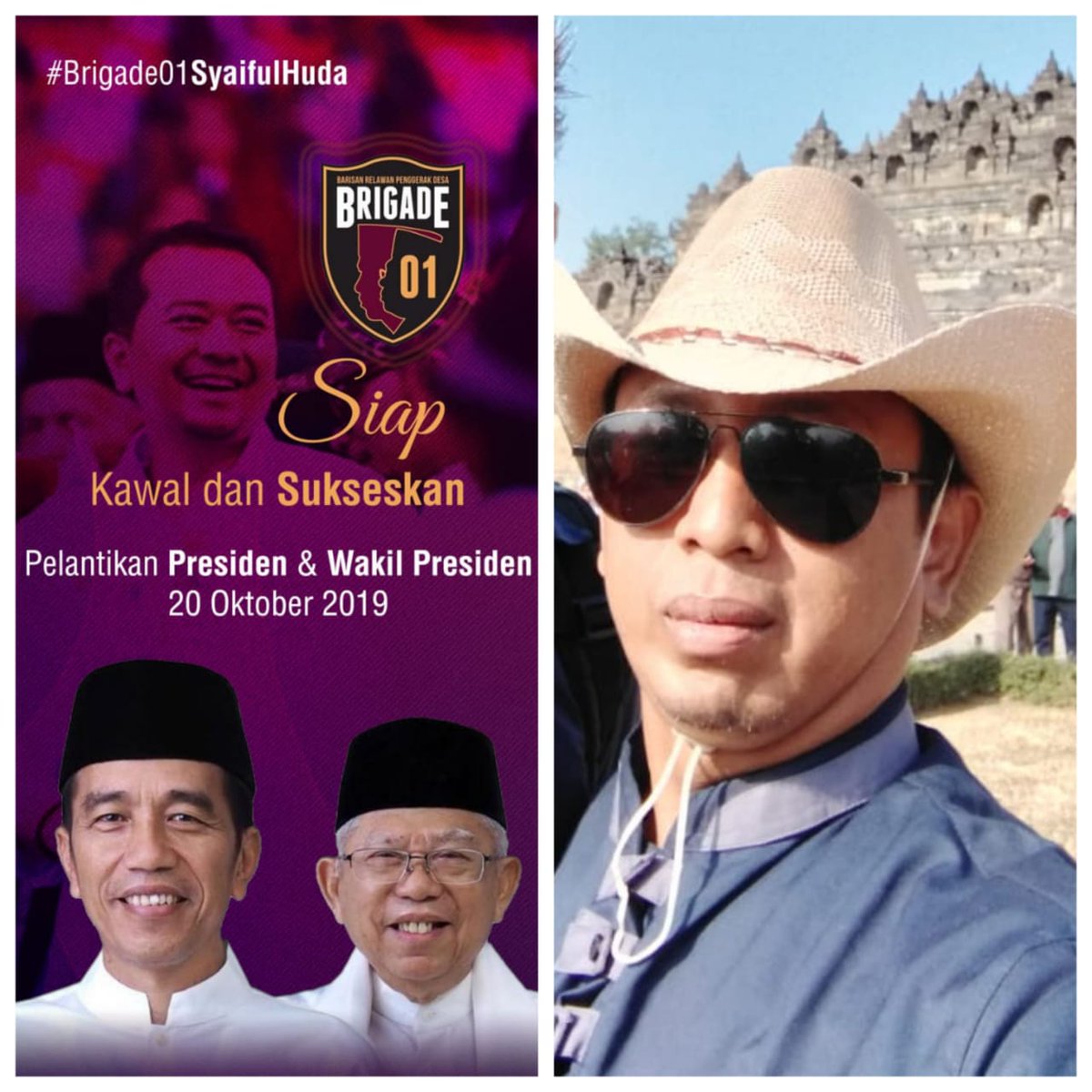 @KornasBrigade01 <a href="/jokowi/">Joko Widodo</a> <a href="/Kiyai_MarufAmin/">KH. Ma'ruf Amin</a> <a href="/cakimiNOW/">A Muhaimin Iskandar</a> <a href="/SyaifulHooda/">Syaiful Huda</a> Semoga membawa berkah untuk Indonesia lebih sejahtera