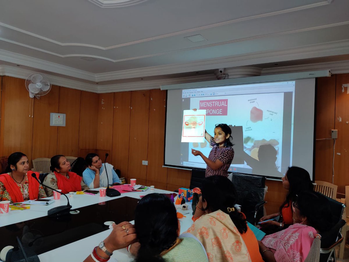 DC_Ranchi's tweet photo. An awareness session was organised for district officials on reduction of menstrual waste through promotion of reusable menstrual cups in collaboration with Trucup
@UNICEFIndia
@cmojhr
@dasraghubar 
@Sajjan95 
@MinistryWCD 
@smritiirani 
@WSSCCouncil 
@Alakshi 
@_trucup_ https://t.co/TWD62suDau