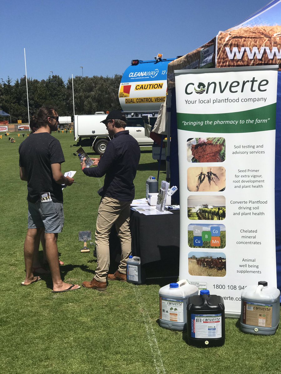 Out in Margaret River Ag Show with <a href="/ConverteWA/">Converte WA</a> #southwesternWA #vineyards #wine #soilhealth