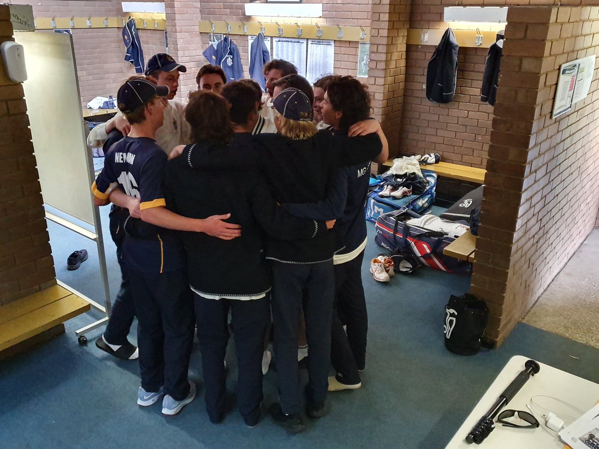 CricketMGS's tweet photo. Round 1: Mentone Grammar 3/153 (Spencer 53, Newman 46 Hamilton 17no D McComb 13) defeated Yarra Valley Grammar 151 (Mutton 3/36, A McComb 2/17, D McComb 2/18, O Moran 2/16, A Newman 1/16)
Ⓜ️🏏 #97notout https://t.co/J2xuQjm8qS
