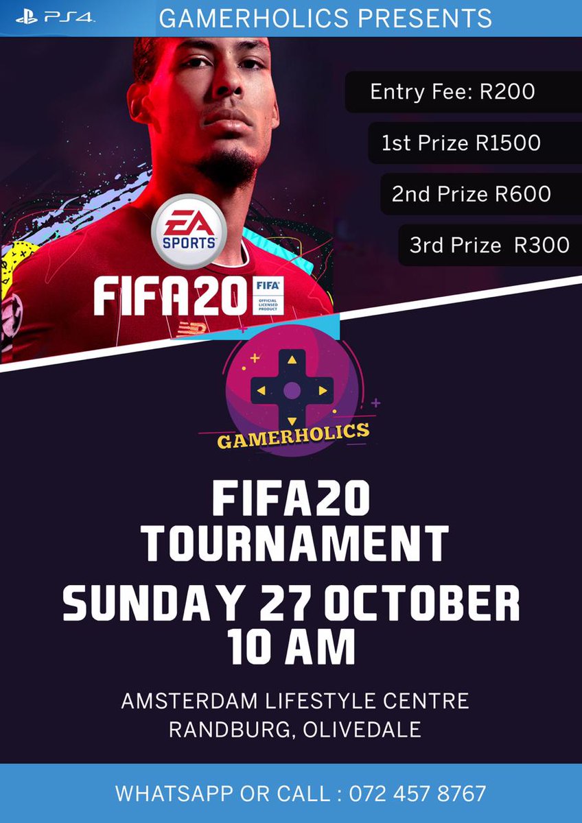We host FIFA20 tournaments on weekends. We are mobile so you can expect us in your hood. <a href="/Gamerholics1/">Gamerholics</a> #DjSbu <a href="/djsbu/">djsbu</a>
