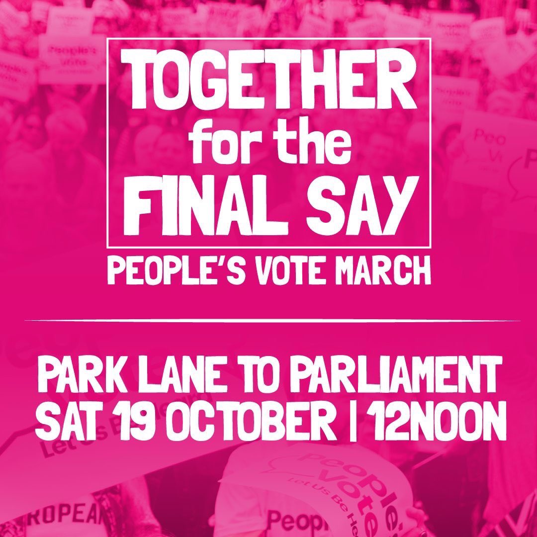 @Radio4 reporting 10’s of thousands of people will be protesting in London. Sickening #BBCBias, the rest of the EU will see the truth. #PeoplesVoteMarch #FinalSay #TogetherForTheFinalSay