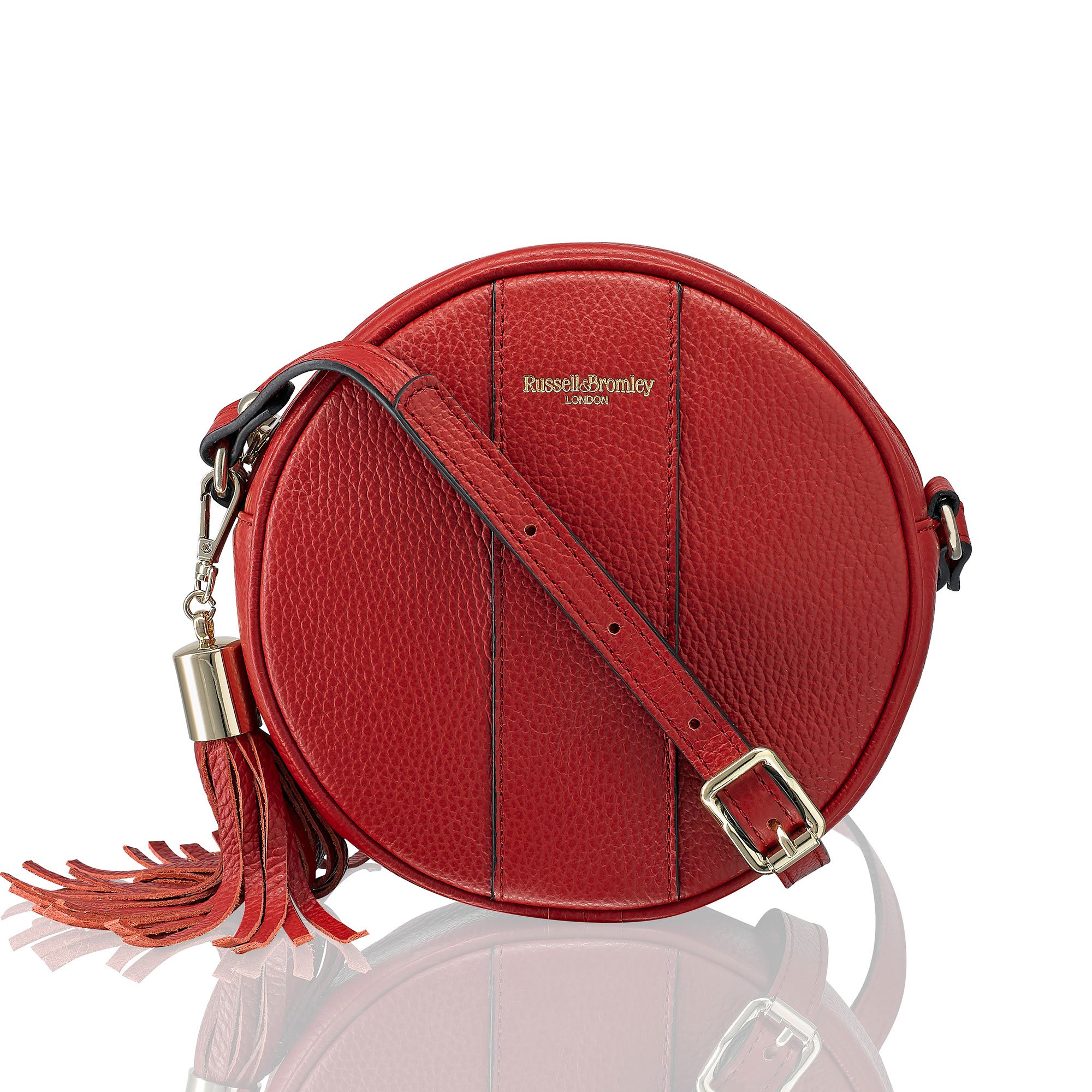 russell and bromley red bag