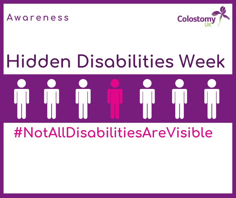 ColostomyUK's tweet photo. “..being challenged for using a toilet, having their bag touched by airport security, or being denied entry to a pool  could be the trigger that leads to them becoming isolated.’ Its the end of #HiddenDisabilitiesWeek. How are we #TacklingTheStomaStigma?  https://t.co/uA7Hhc6Wa6 https://t.co/TglTG4OzgT