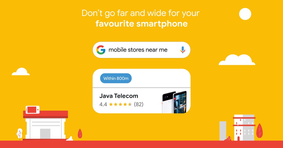 Google India Why Take The Long Road When You Can Find What You Re Looking For Right Next To You Withalittlehelp From Google Search Search For Mobile Stores Near Me And