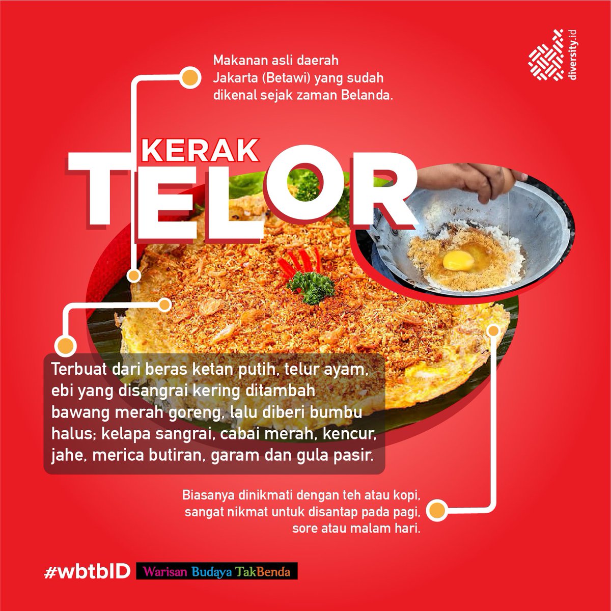 iddiversity's tweet photo. Nyari kerak telor yuk. #diversityID #wbtbID https://t.co/qmHuL0f2nW
