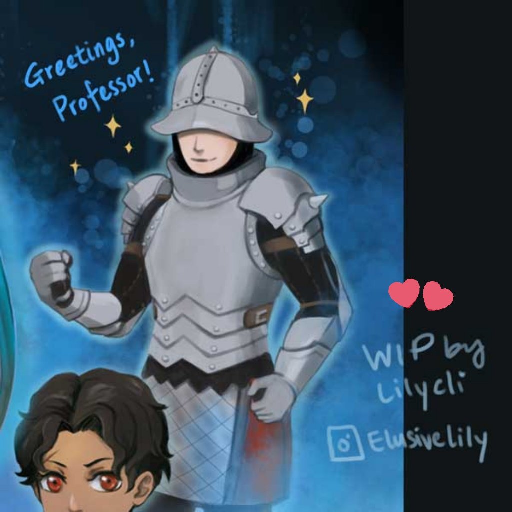 lilycli's tweet photo. #WIP colored #FireEmblemThreeHouses #GarregMach #parody. Introducing rare large fish, lost items, and the pure gatekeeper. โค๏ธ the series. https://t.co/hH7zArCkK2