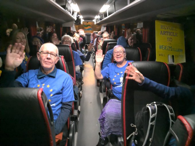 KevKeith's tweet photo. 1/ So many amazing people up early &amp; on the road. 

40+ coaches, 1000's on trains, descending on London from all corners of #North to @peoplesvote_uk march for final say!

Safe journey everyone!

#PeoplesVote #PeoplesVoteMarch 

Could not fit all groups on tweet so see below... https://t.co/4s0qaLyK1M