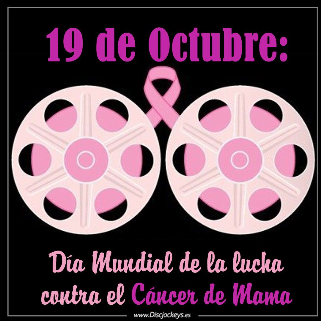 Discjockeys_es's tweet photo. Por iniciativa de la OMS el 19 de octubre se celebra el día internacional de la lucha contra el cáncer de mama con el objetivo de crear conciencia y promover que cada vez más mujeres accedan a controles oportunos y efectivos.

 #DíaInternacionaldelCáncerdeMama #España https://t.co/amS5IXH3PD