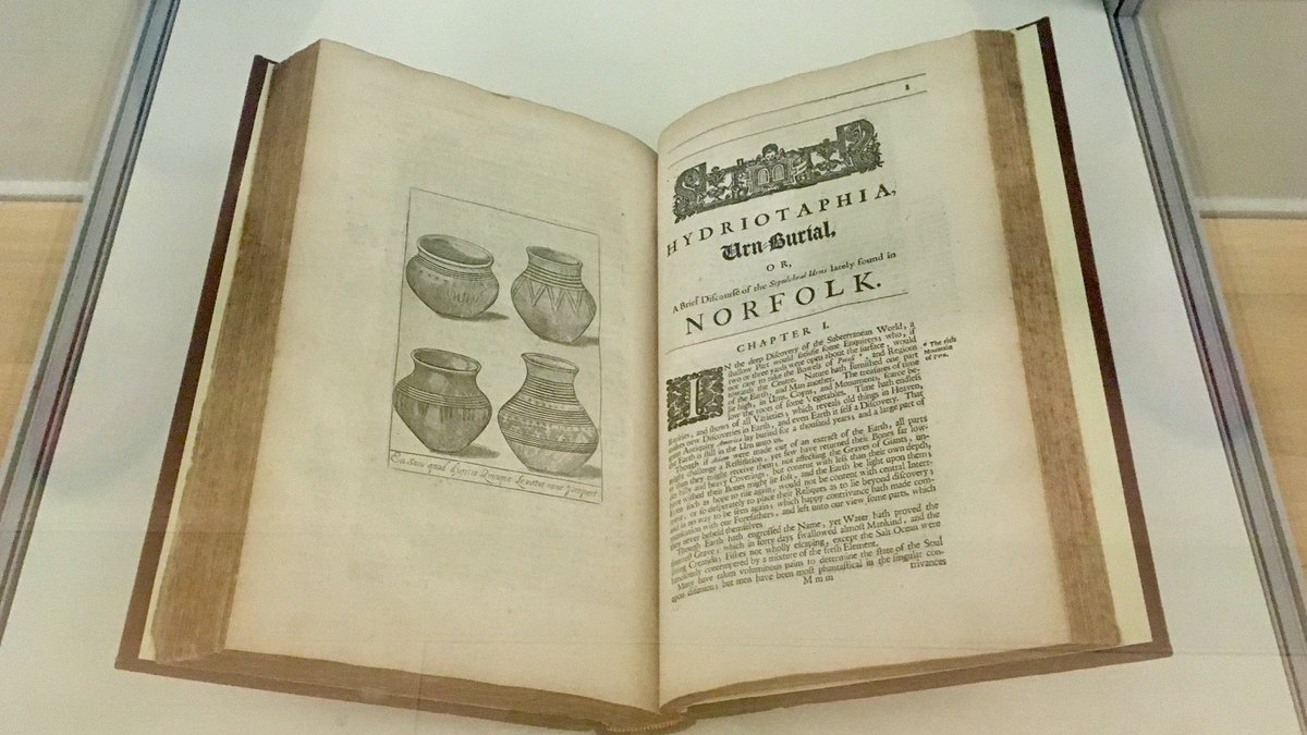 NorwichCastle's tweet photo. Sir Thomas Browne was born on this day in 1605 and died on this day in 1682. The Norwich physician, writer and polymath features in our current #LinesOfSight exhibition as described by WG Sebald in #RingsOfSaturn #SirThomasBrowneDay https://t.co/BSlkn3a2i1
