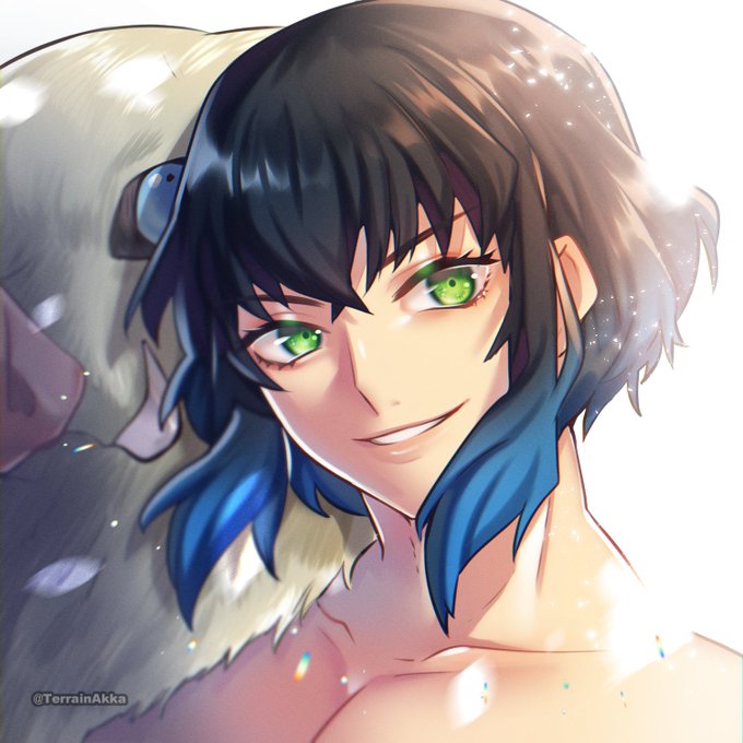 AYA✨VGENさんがTwitterに投稿した嘴平伊之助(鬼滅の刃)のイラスト。