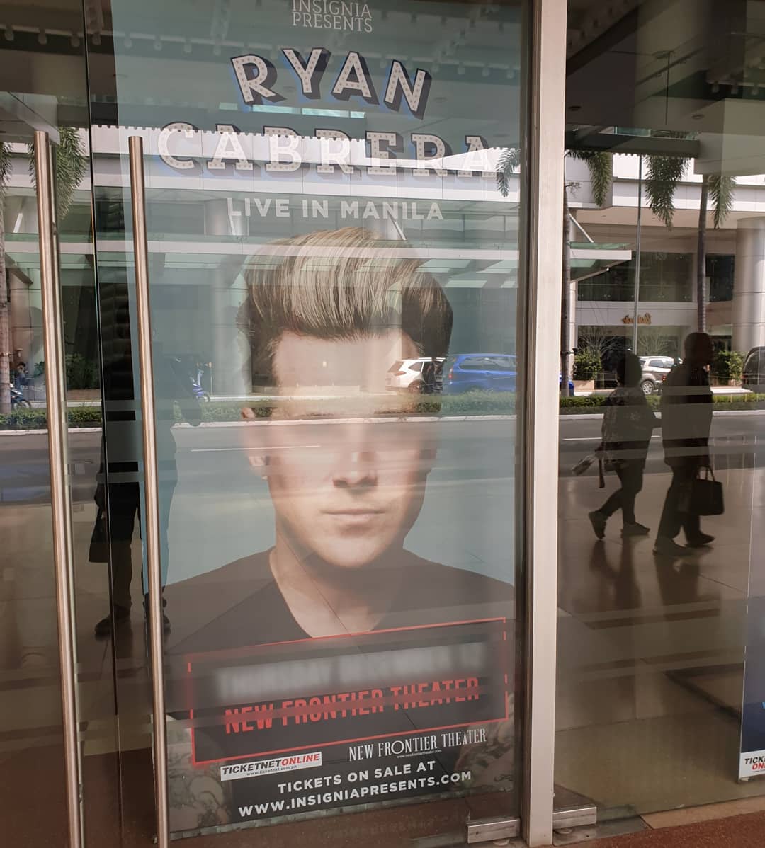 RyanCabreraPH's tweet photo. Ryan Cabrera invading Manila!

Watch him live in Cebu and Manila concert on December. Buy your tickets now at https://t.co/ILgbZOJB3n and TicketNet outlets!

#RyanCabrera #RyanCabreraManila #RyaCabreraCebu #InsigniaPresents #TicketNet #NewFrontierTheater #MandaniBay https://t.co/g4N1EgXrQE