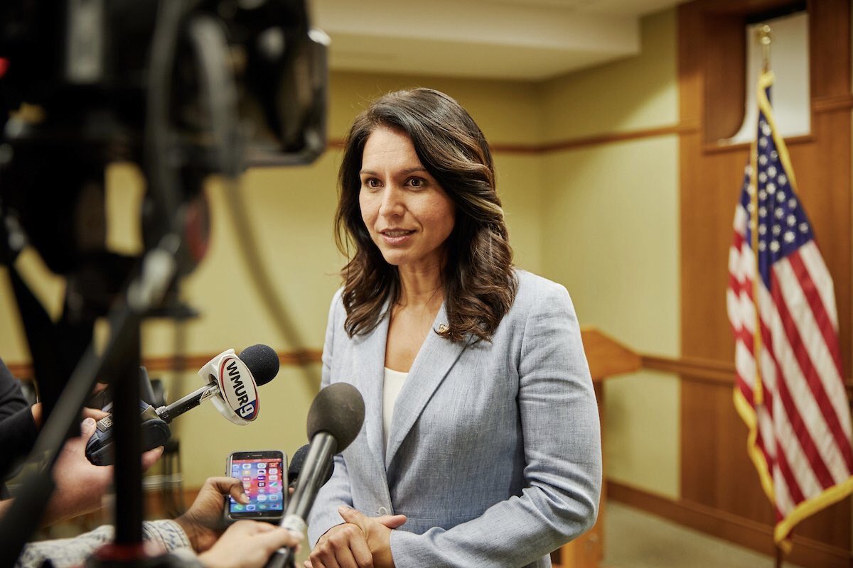 #TulsiGabbard. 