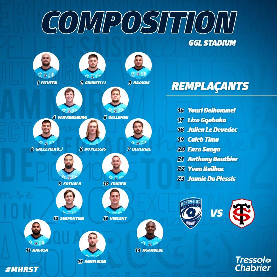 ClapasCistes's tweet photo. 📣📣 JOUR DE MATCH @MHR_officiel reçoit @StadeToulousain 📌GGL Stadium ⏰15h30 Nos Cistes ont plus que jamais besoin de notre soutien !! Alors venez chanter (le tornero) crier pousser nos 🔵⚪️ !! Fêtons comme il se doit le 200e match de @NagusaJim14 👊👊 https://t.co/VR2TGzJkrB
