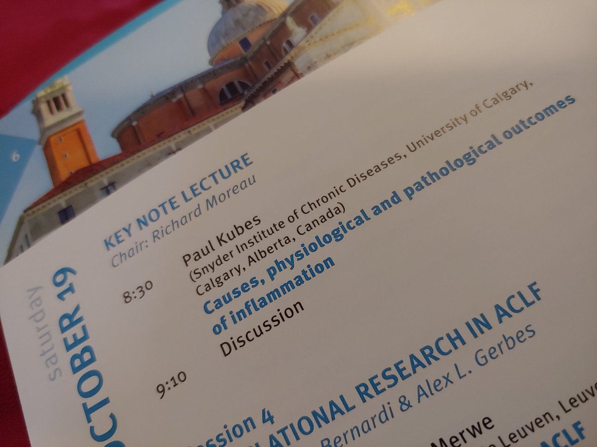 Giacomo Zaccherini (@zac_md) on Twitter photo An outstanding lecture by Prof. Paul Kubes to open the second day of the #1EFCLIFVeniceMeeting! Great opportunity to be here, with the <a href="/ef_clif/">Eur. Fdn. for the Study of Chronic Liver Failure</a> An outstanding lecture by Prof. Paul Kubes to open the second day of the #1EFCLIFVeniceMeeting! Great opportunity to be here, with the <a href="/ef_clif/">Eur. Fdn. for the Study of Chronic Liver Failure</a>