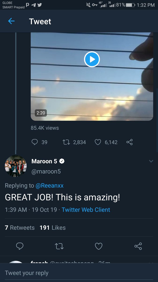 fingeristx's tweet photo. Speechless ♥️🤧 THANK YOU SO MUCH @maroon5!!! ♥️😭 https://t.co/Rf7URRKtCL
