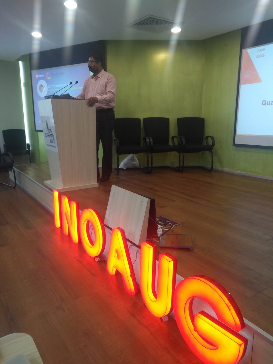 chaitanya_in's tweet photo. #orclapex for the win! From spreadsheets to Web apps in minutes! Sukavaneshwar, AGM, @Quadrobay talking how they could solve business problem and become successful with @OracleAPEX . #Oracle #LowCode #inoaug #Chennai  @inoaug @odtug @Oracle_India #MOCA https://t.co/Pb7GXJh6Cd
