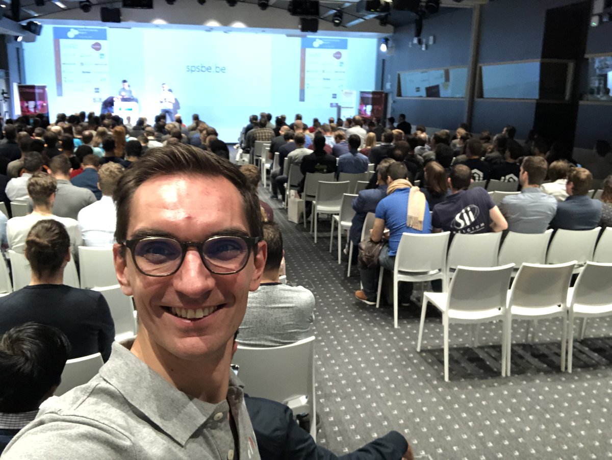 eliostruyf's tweet image. Kicking off #SPSBE @ThomasVochten on stage