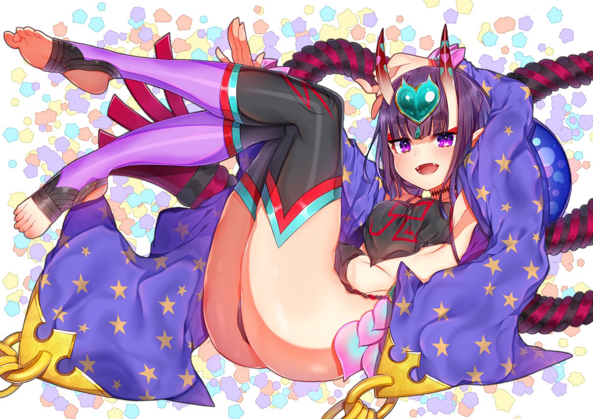 酒呑童子(Fate) 「【FGO】#FGO #FateGO
酒呑ちゃん(U 'ᴗ'  )⊃━━*.☆゜✨」|あきらんぬ🐮🐋のイラスト