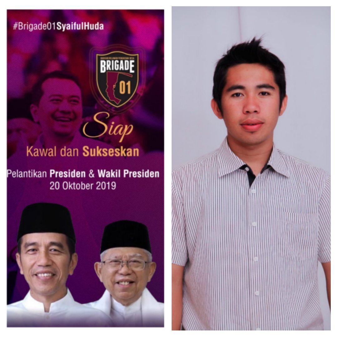 Indonesiaku

#Brigade01SyaifulHuda 
<a href="/jokowi/">Joko Widodo</a> 
<a href="/MarufAminNU/">KH. Ma’ruf Amin</a> 
<a href="/cakimiNOW/">A Muhaimin Iskandar</a>
